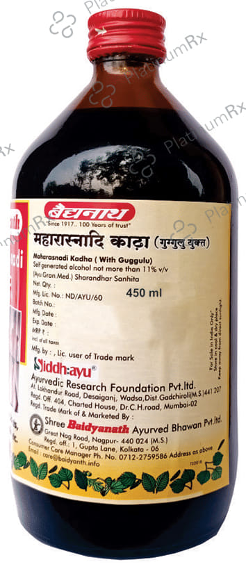 Baidyanath (Nagpur) Maharasnadi Kadha (with Guggulu) 450 ml