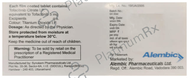 Tofaziff 5mg Tablet 10s