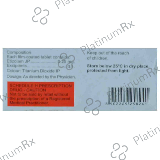 Suprabenz 0.25mg Tablet