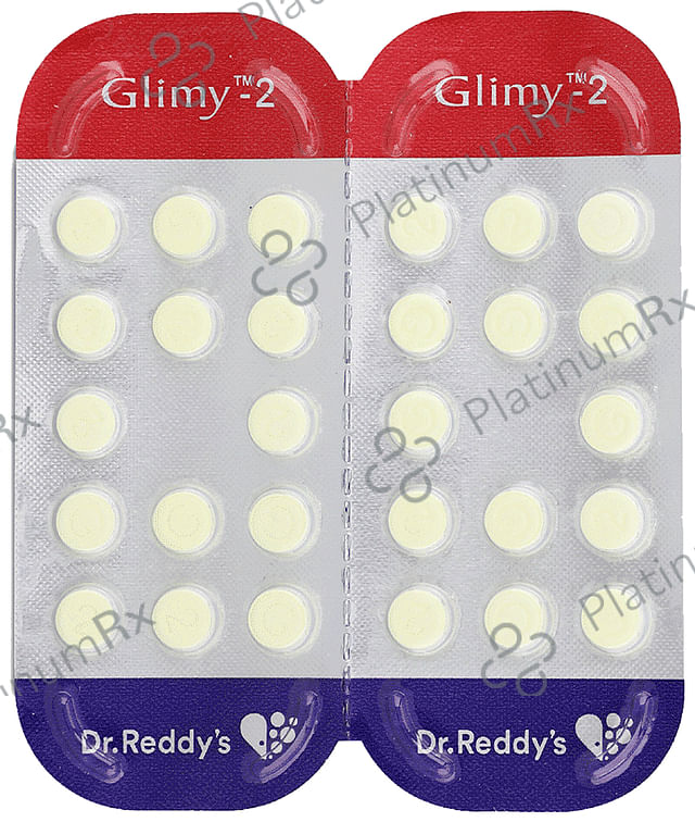 Glimy 2mg Tablet 14s