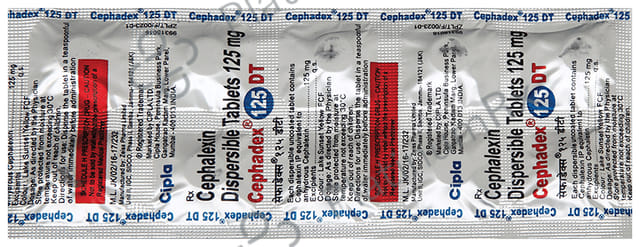 Cephadex 125mg DT Tablet 10s