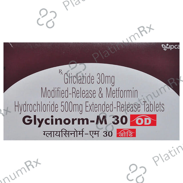 Glycinorm M 30/500mg OD Tablet ER 10s