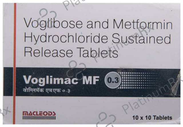 Voglimac MF 500/0.3mg Tablet SR 10s