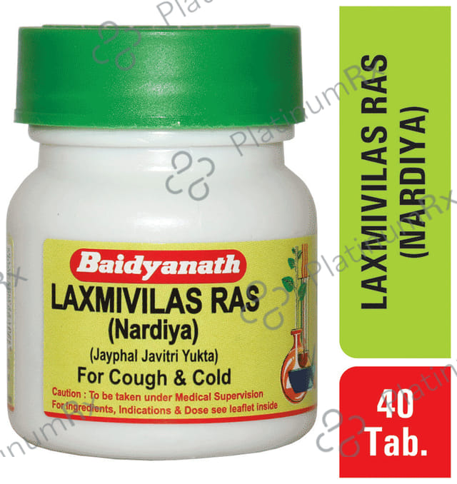 Baidyanath (Nagpur) Laxmivilas Ras 40 tablets