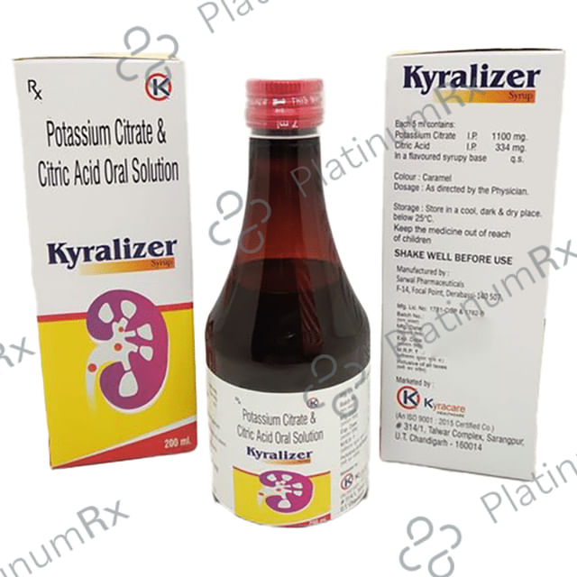 Kyralizer 1100/334mg Syrup 100ml