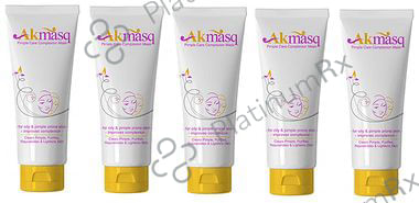 Akmasq Pimple Care Complexion Mask (75gm Each) 5 Tube
