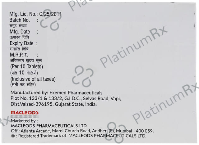 Sitaclass D 10/100mg Tablet 10s