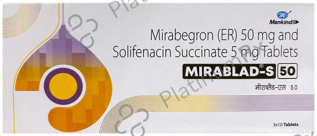 Mirablad S 50/5mg Tablet 10s