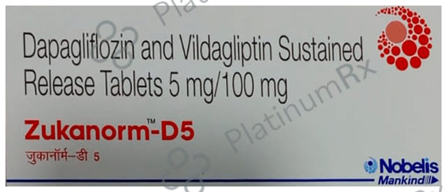 Zukanorm D 5/100mg Tablet SR 10s