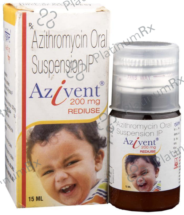 Azivent 200mg Rediuse Suspension 15ml