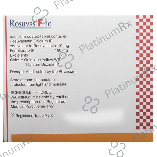 Rosuvas F 10/160mg Tablet 15s