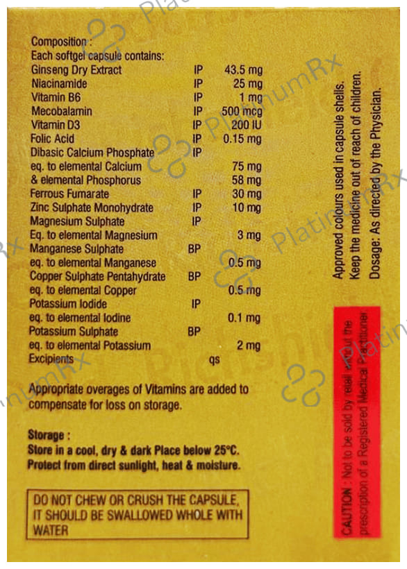 Richshield-Gold Softgel Capsule