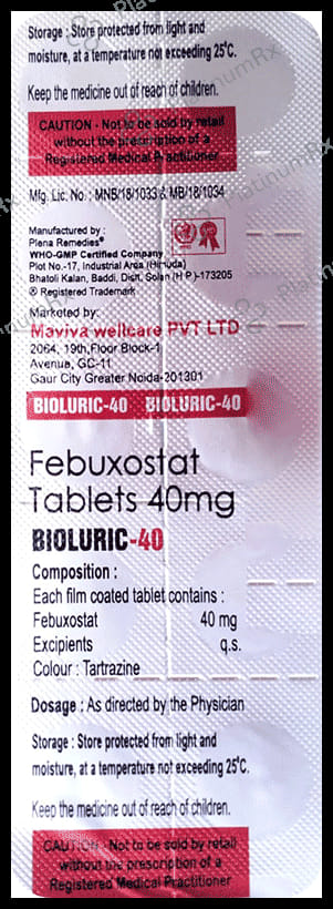 Bioluric 40 Tablet