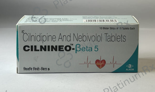 Cilnineo Beta 5/10mg Tablet 10s