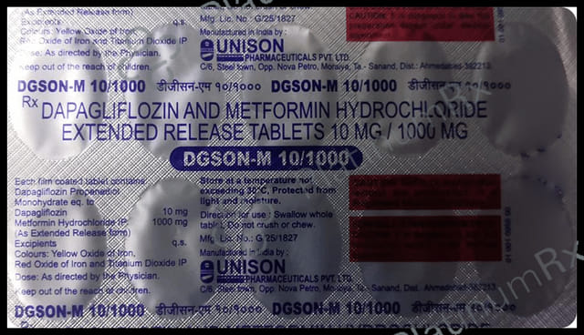 Dgson-M 10/1000mg Tablet ER 10s