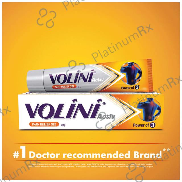 Volini Activ Pain Relief Gel 30gm