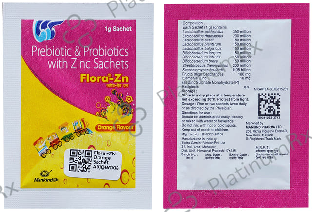 Flora ZN Orange Sachet 1gm