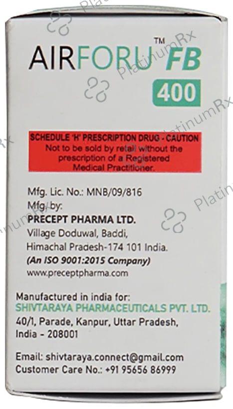 Airforu FB 400/6mcg DPI Capsule 30s