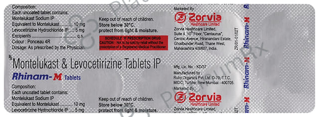 Rhinam 5/10mg M Tablet 10s