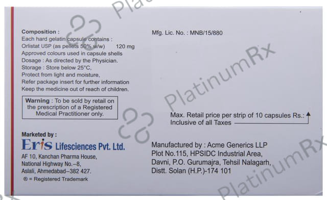 Orlean 120mg Capsule 10s
