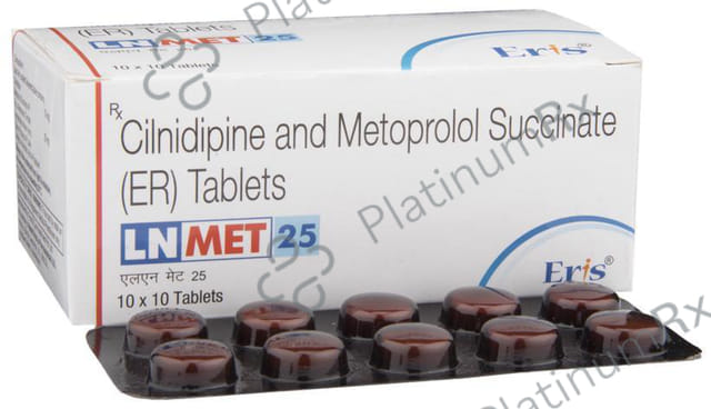 LN Met 10/25mg Tablet ER 10s