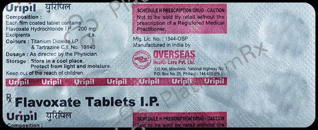 Uripil 200mg Tablet 10s