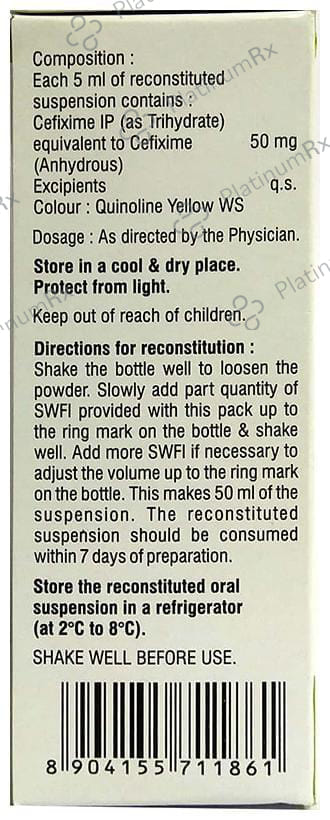 C Tax O 50mg Dry Syrup 50ml