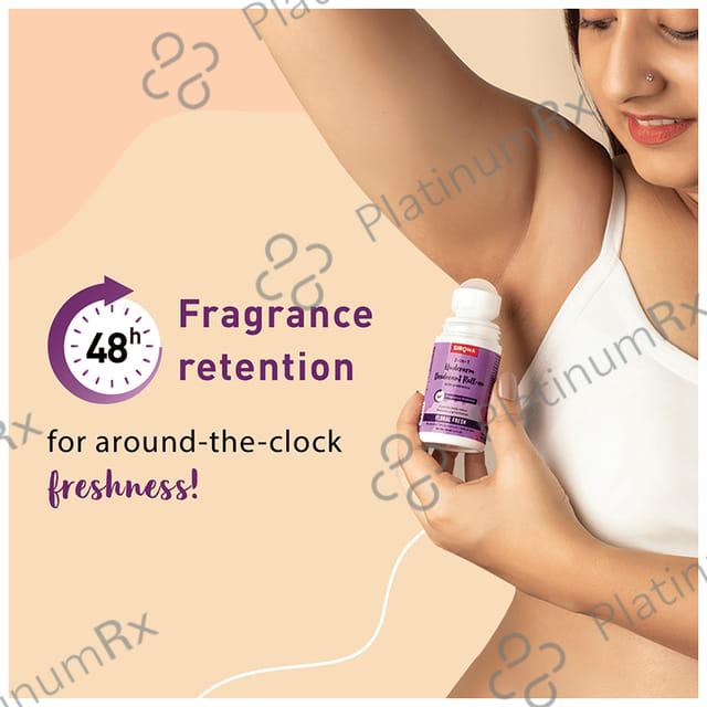 Sirona 2 in 1 Underarm Deodorant Roll-On Floral Fresh