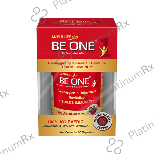 Lupin Life Be One Capsule with Ashwagandha and Shilajit 30s