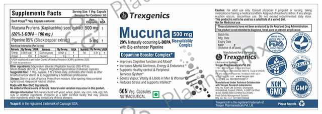 Trexgenics Mucuna Veg Capsule