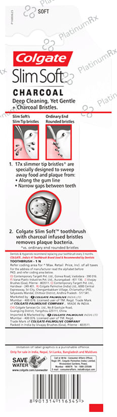 Colgate Slimsoft Charcoal Toothbrush