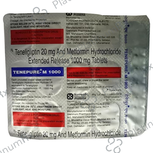 Tenepure M 1000 Tablet ER 10s
