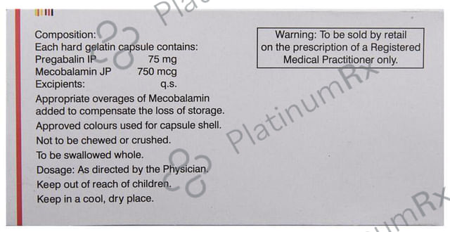 Gabamax 75mg Capsule