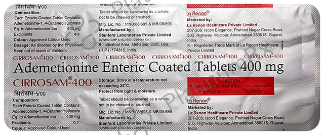 Cirrosam 400mg Tablet 15s