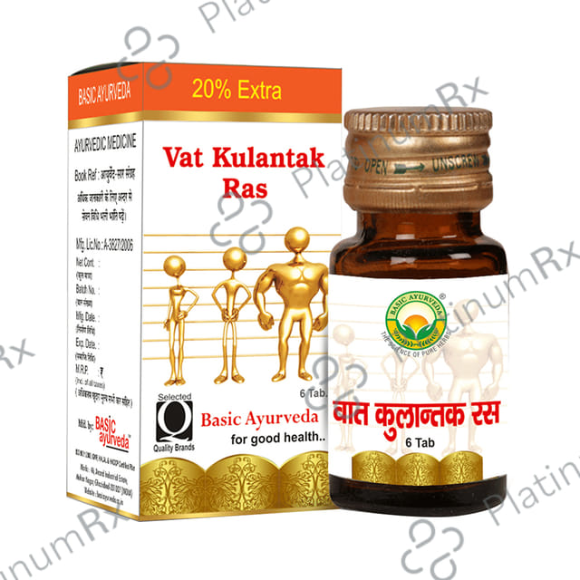 Basic Ayurveda Vata Kulantak Ras Tablet 6 tablets