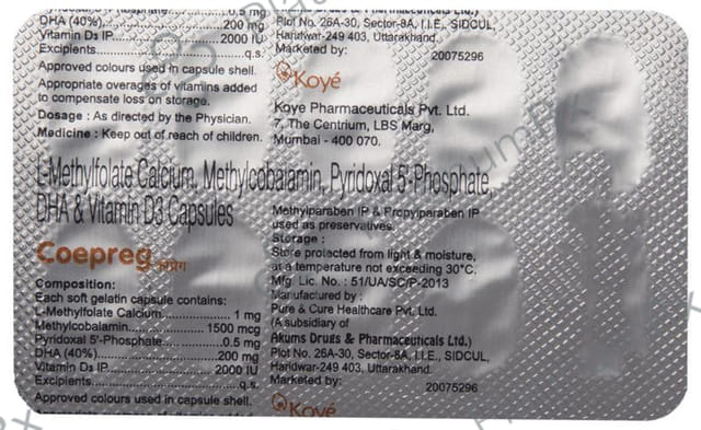 Coepreg Capsule 10s