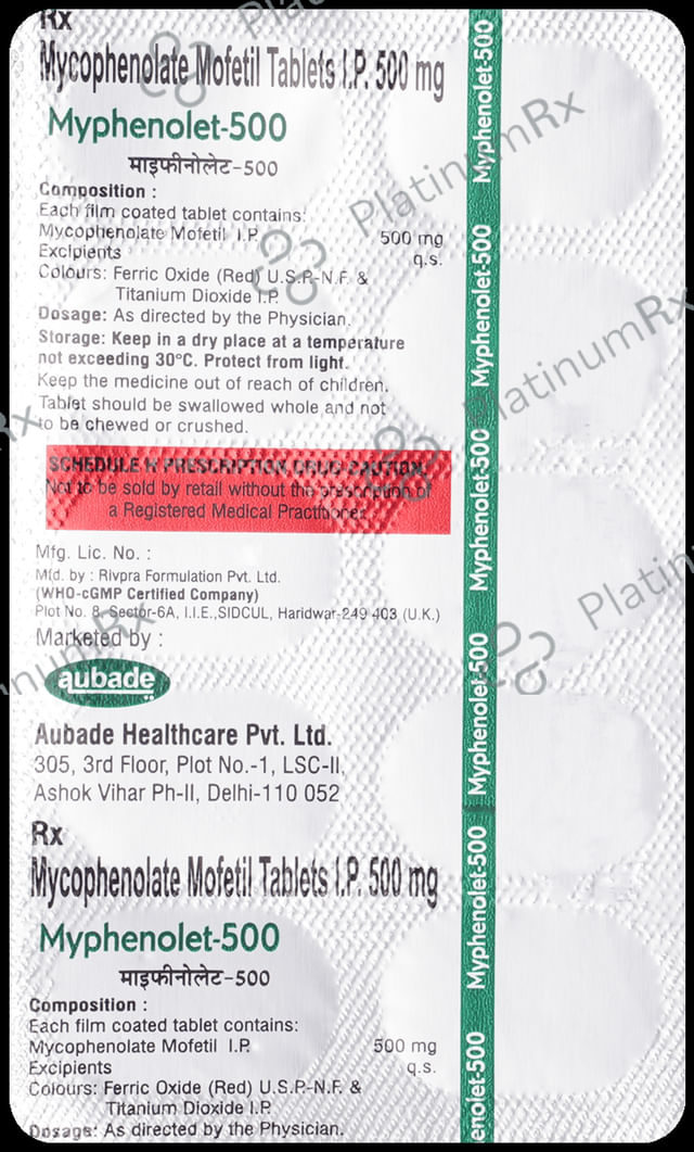 Myphenolet 500 Tablet