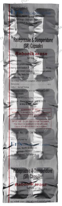 Rabonik DSR 40/30mg Capsule SR 10s