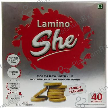 Lamino She Flavour Vanilla Diskette 40s