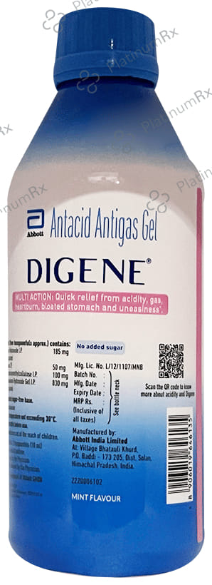 Digene Acidity & Gas Relief Oral Suspension 450ml