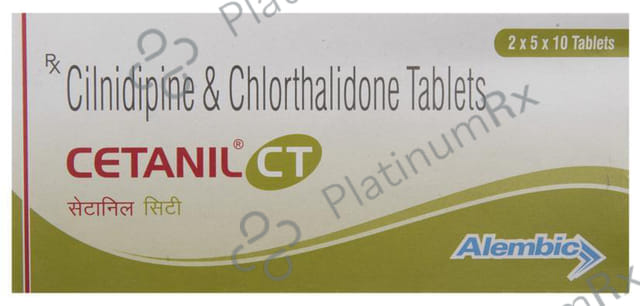 Cetanil CT 12.5/10mg Tablet 10s