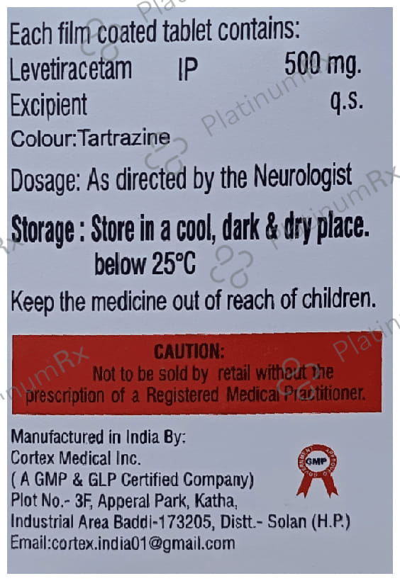 Levevri 500mg Tablet 10s