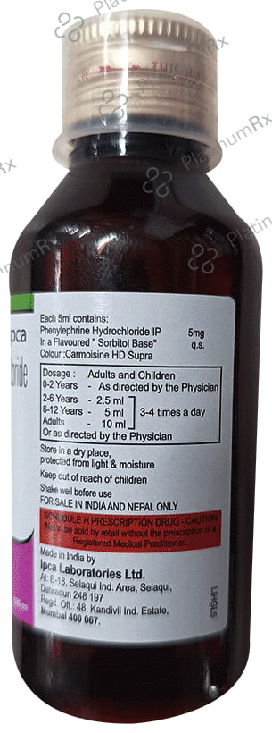 Solvin Decongestant 5mg Syrup 100ml