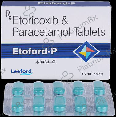 Etoford P 60 mg/325 mg Tablet