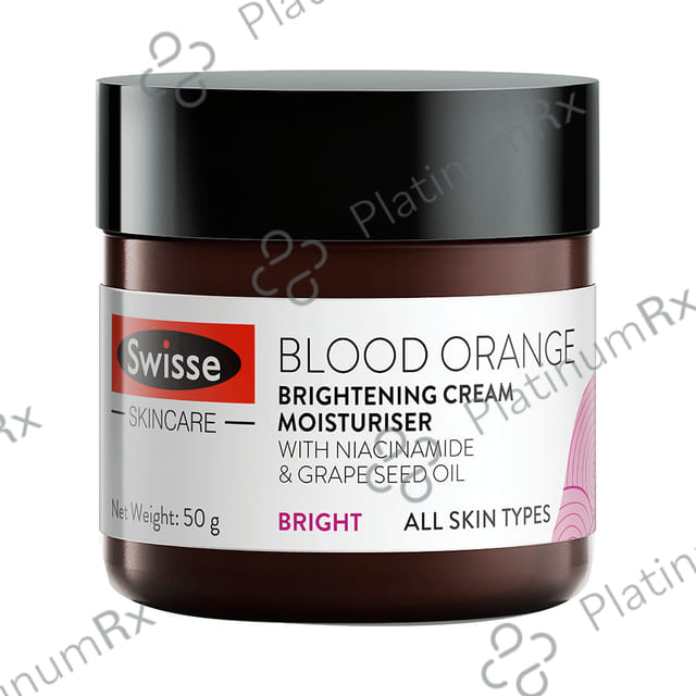 Swisse Skincare Blood Orange Brightening Cream Moisturiser