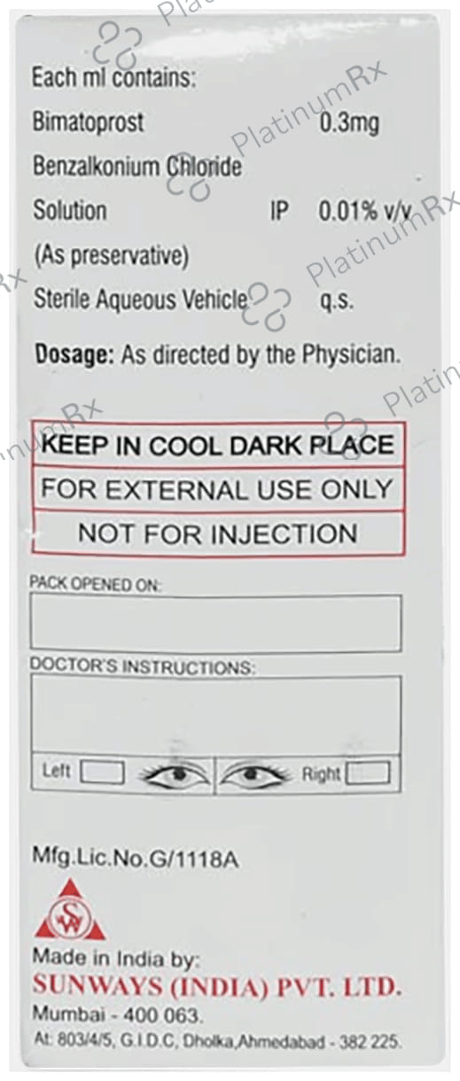 Bpros 0.03% Eye Drop 5ml