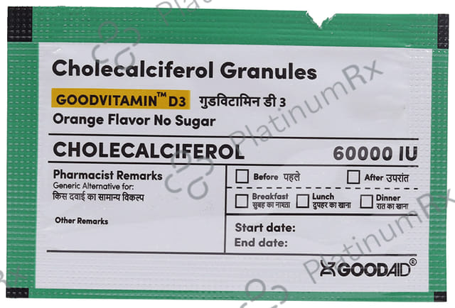 Goodvitamin D3 Sachet 1gm