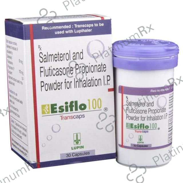 Esiflo 50/100mcg Transcaps 30s