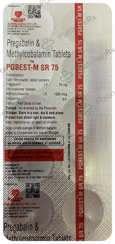 Pgbest-M SR 75 Tablet