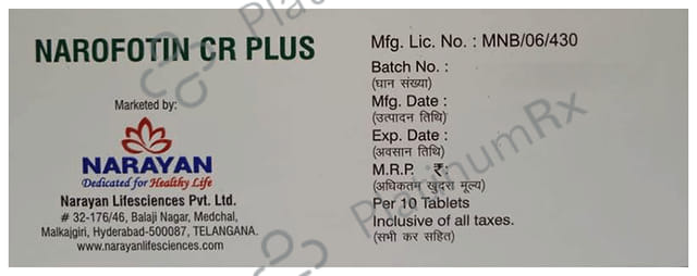 Narofotin CR Plus Tablet